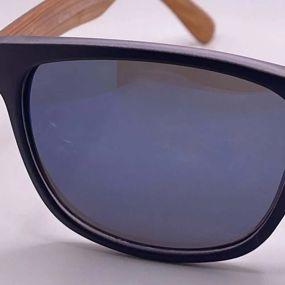 Disney Navy Blue Frames Faux Wood Arms Mirrored Lens